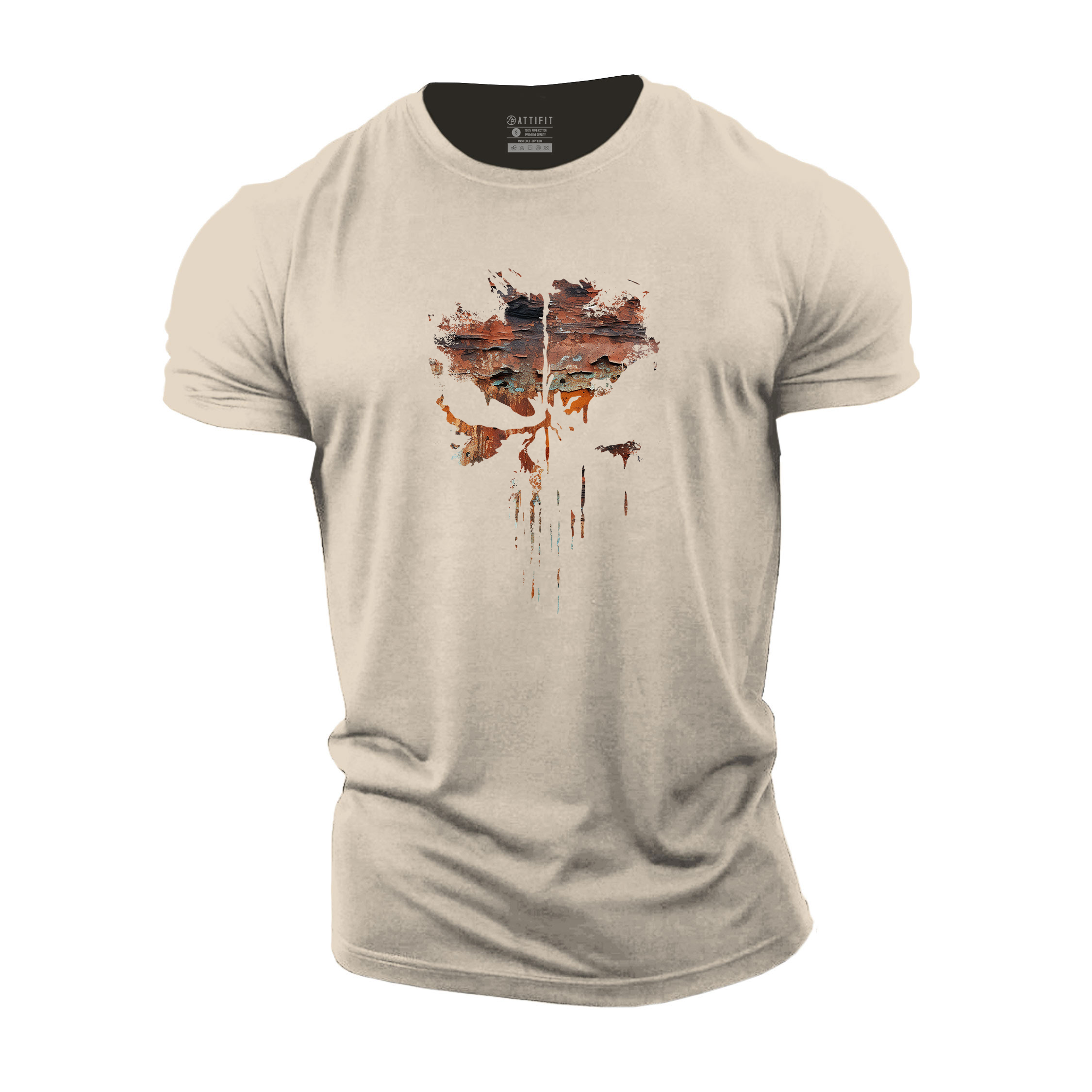 Skull Graphic Cotton T-Shirt