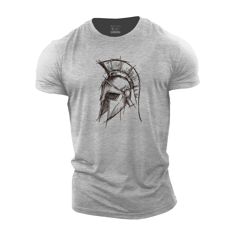 Spartan Portrait Cotton T-Shirts