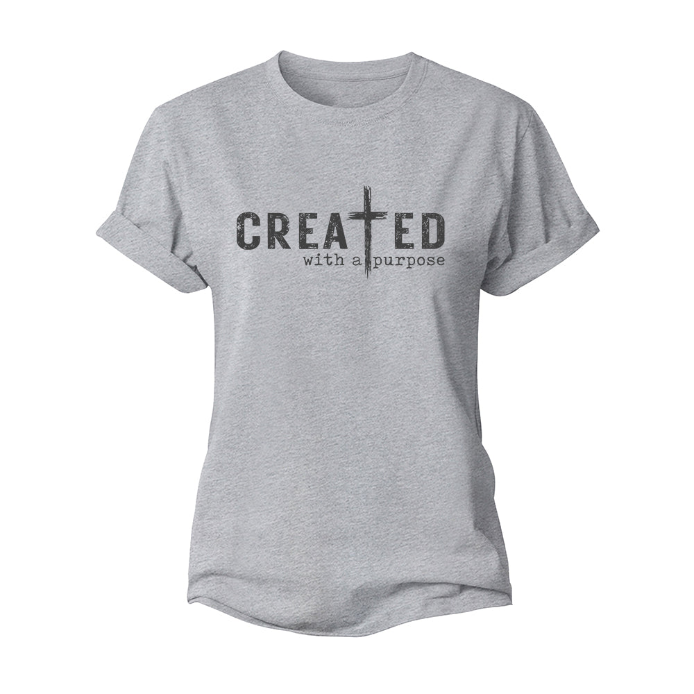 Created With A Purpose Women's Cotton T-Shirt