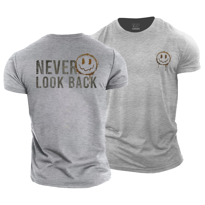 Never Look Back Cotton T-Shirts