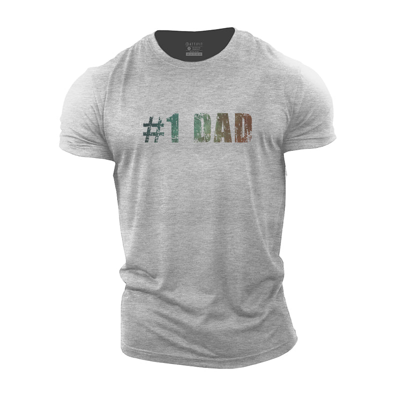 No.1 Dad Cotton T-Shirt
