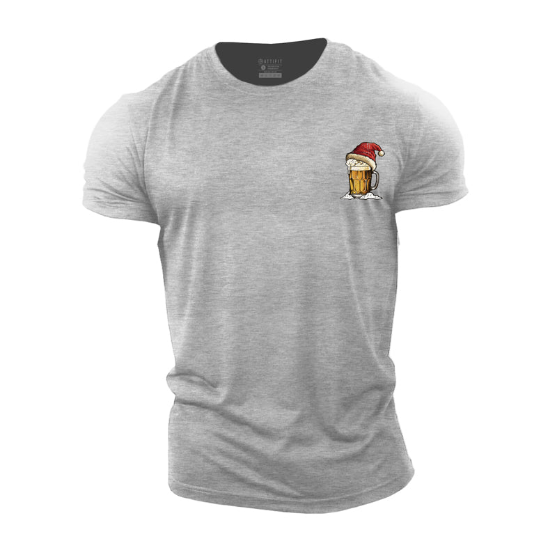 Christmas Beer Cotton T-Shirt