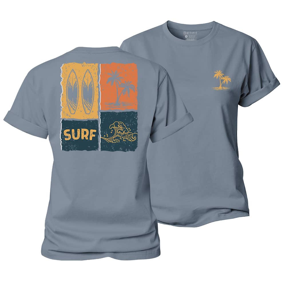Surf Poster Women's Cotton T-Shirt