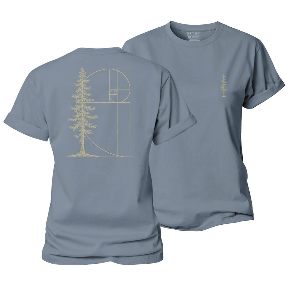 Golden Ratio Pine Women's Cotton T-Shirt