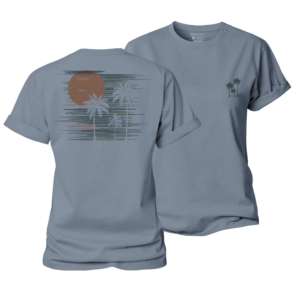 Sunset Palm Women's Cotton T-Shirt
