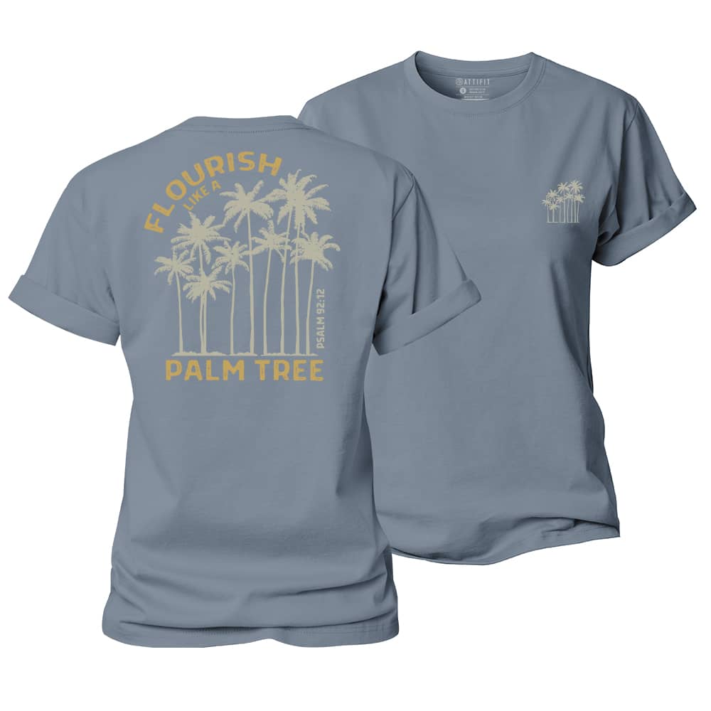 Flourish Like A Palm Tree Women's Cotton T-Shirt