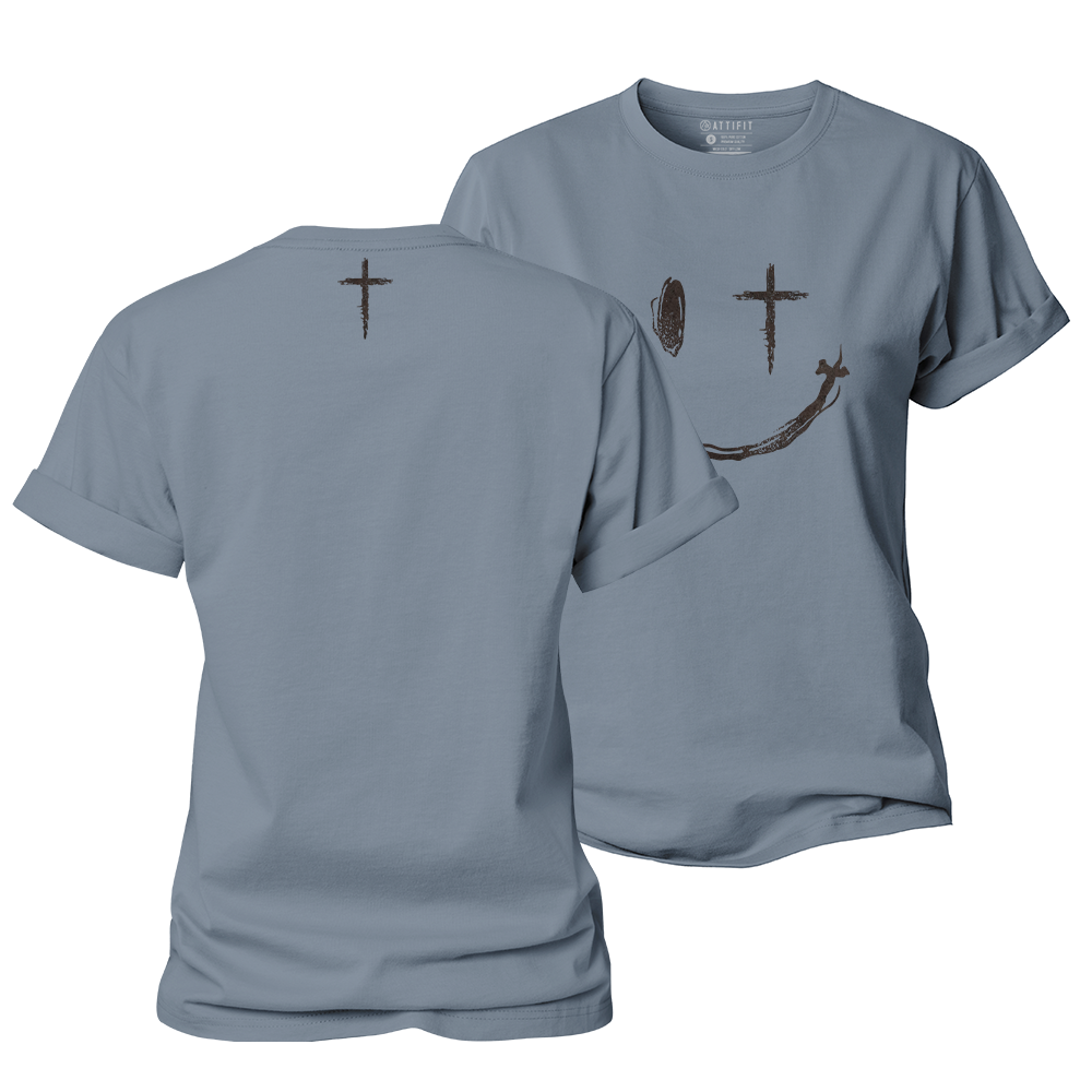 Cross Smiley Women's Cotton T-Shirt