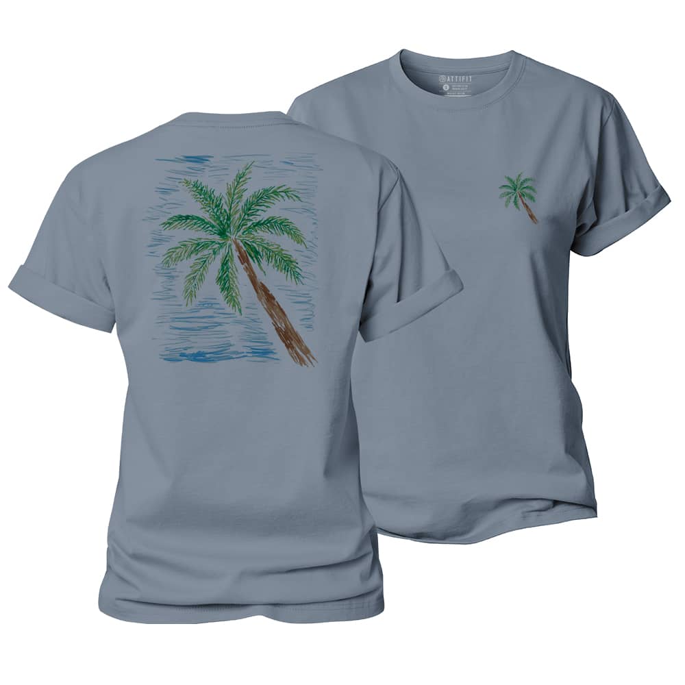 Sketch Palm Women's Cotton T-Shirt