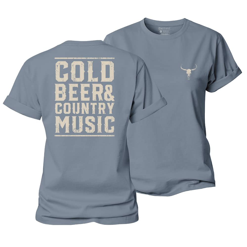 Cold Beer and Country Music Women's Cotton T-Shirt