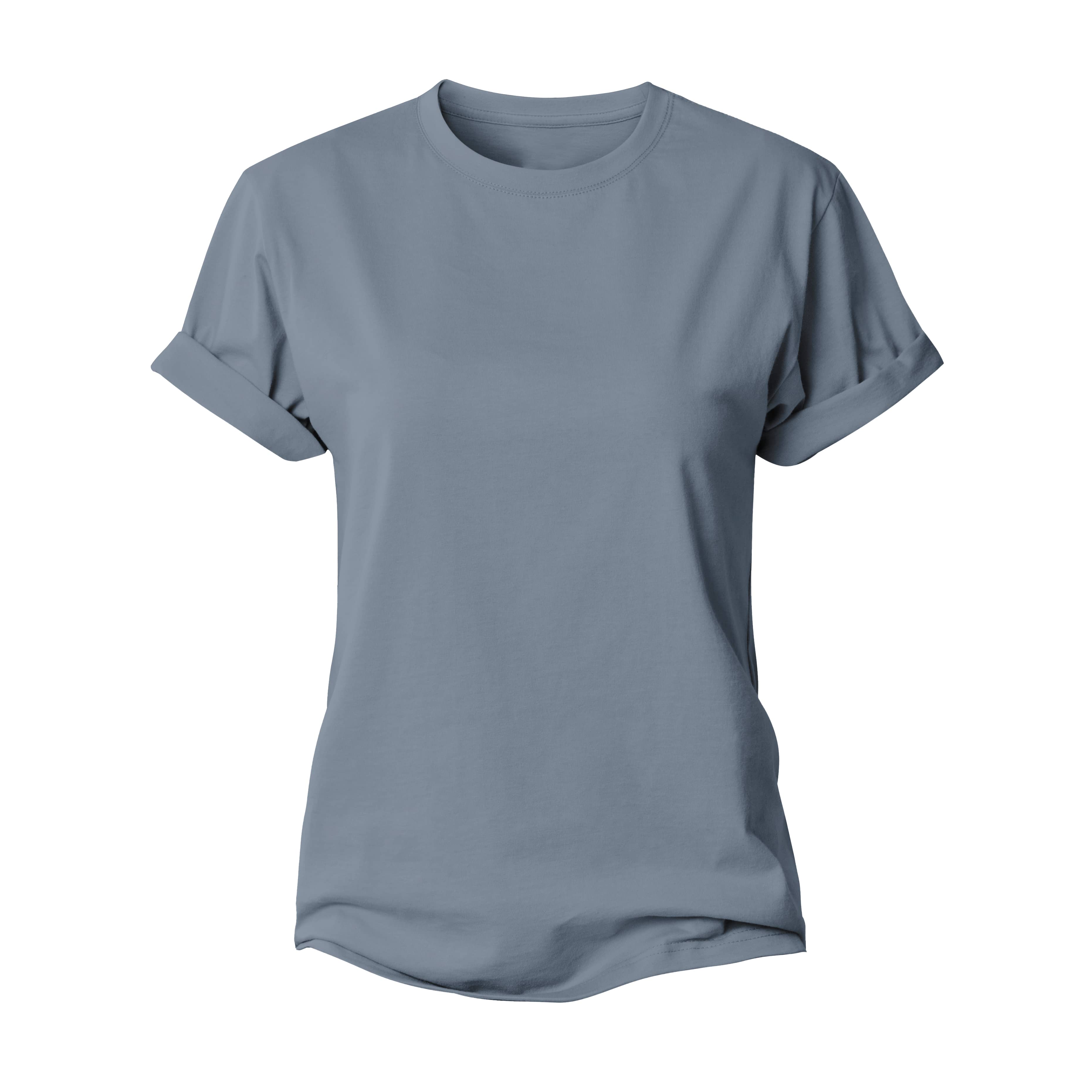 Solid Color Women's Cotton T-Shirt
