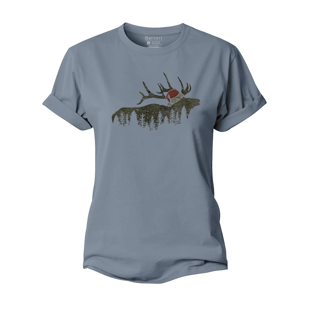 Christmas Wildlife Women's Cotton T-Shirt