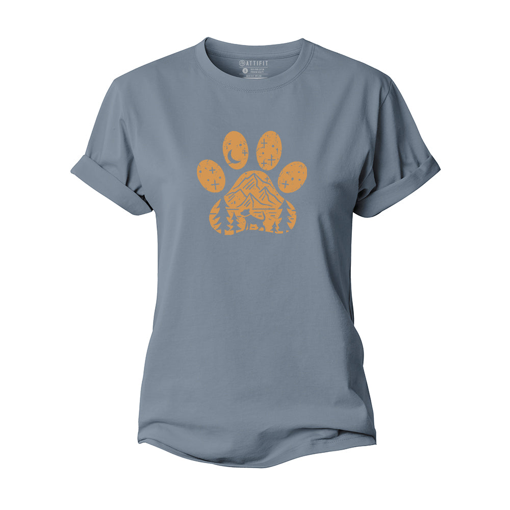 Dog Under The Stars Women's Cotton T-Shirt