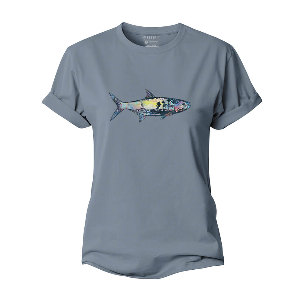 Seaside Fish Women's Cotton T-Shirt