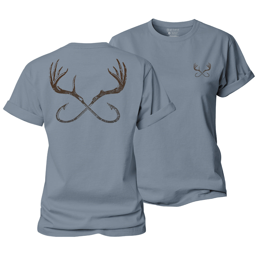 Antler And Hook Women's Cotton T-Shirt