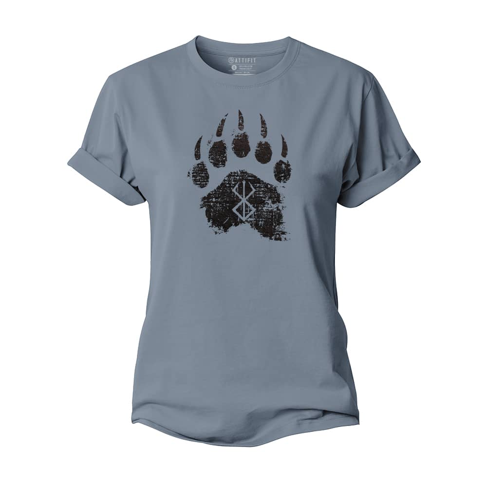 Berserker Rune Bears Paw Women's Cotton T-Shirt