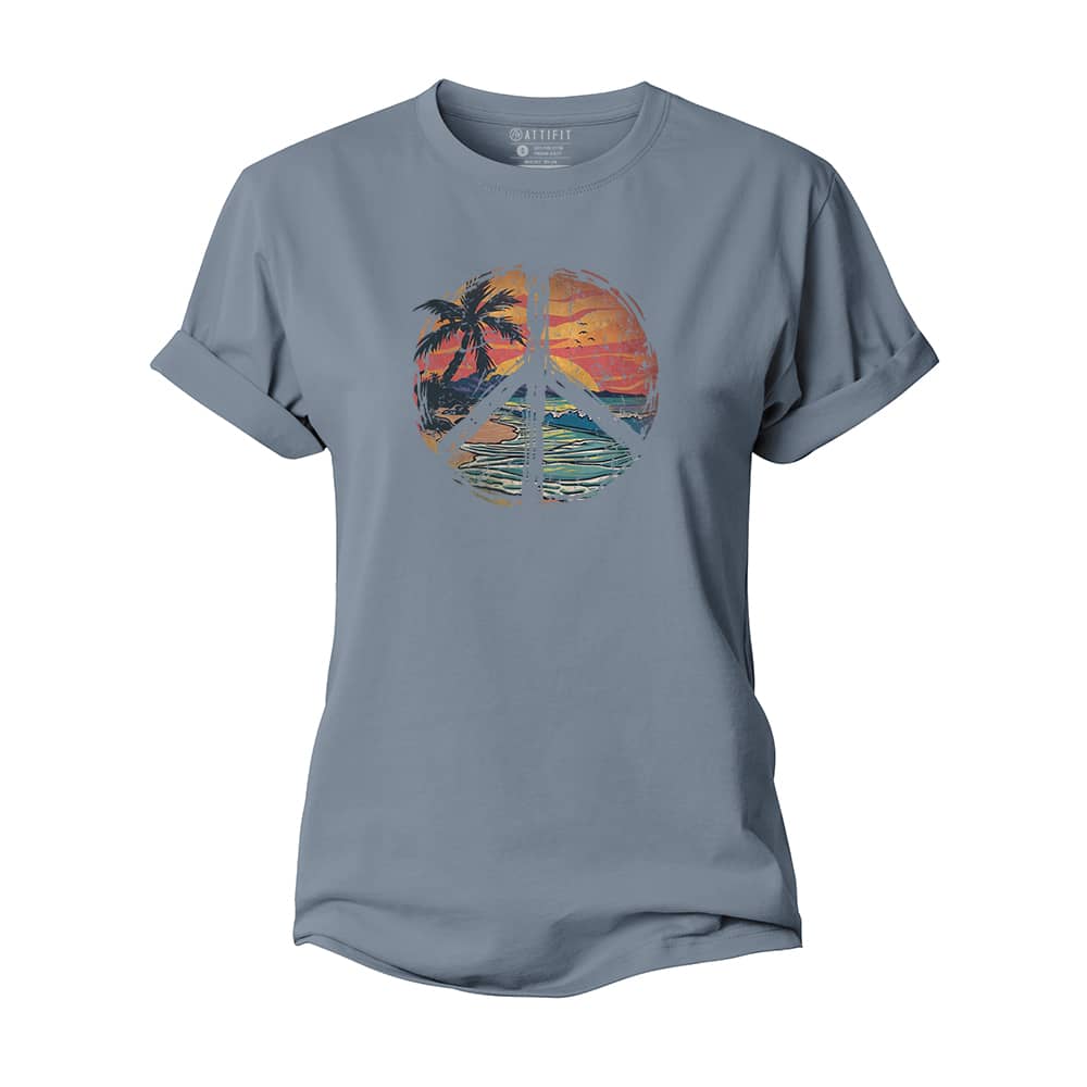 Peaceful Sea Women's Cotton T-Shirt