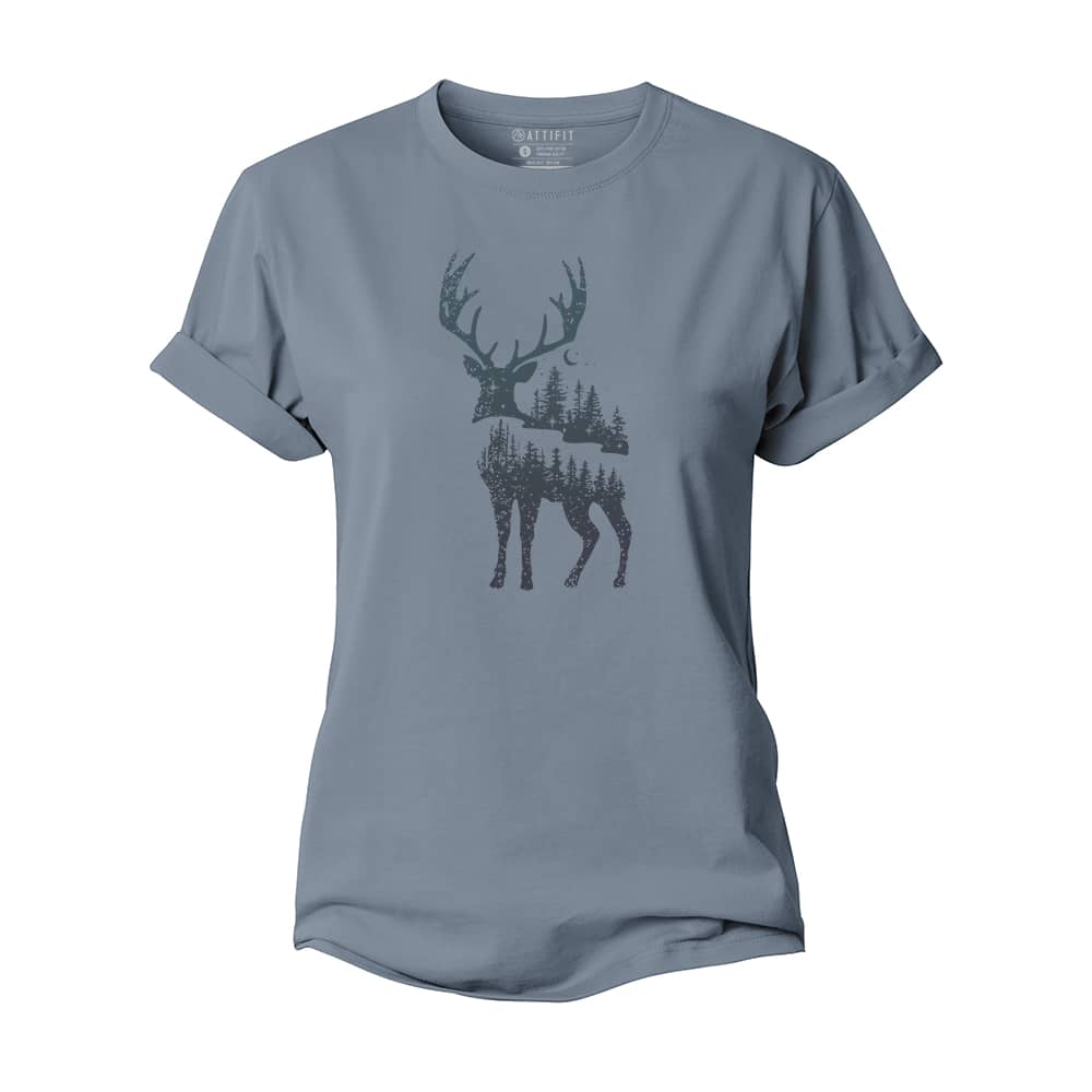 Christmas Forest Women's Cotton T-Shirt