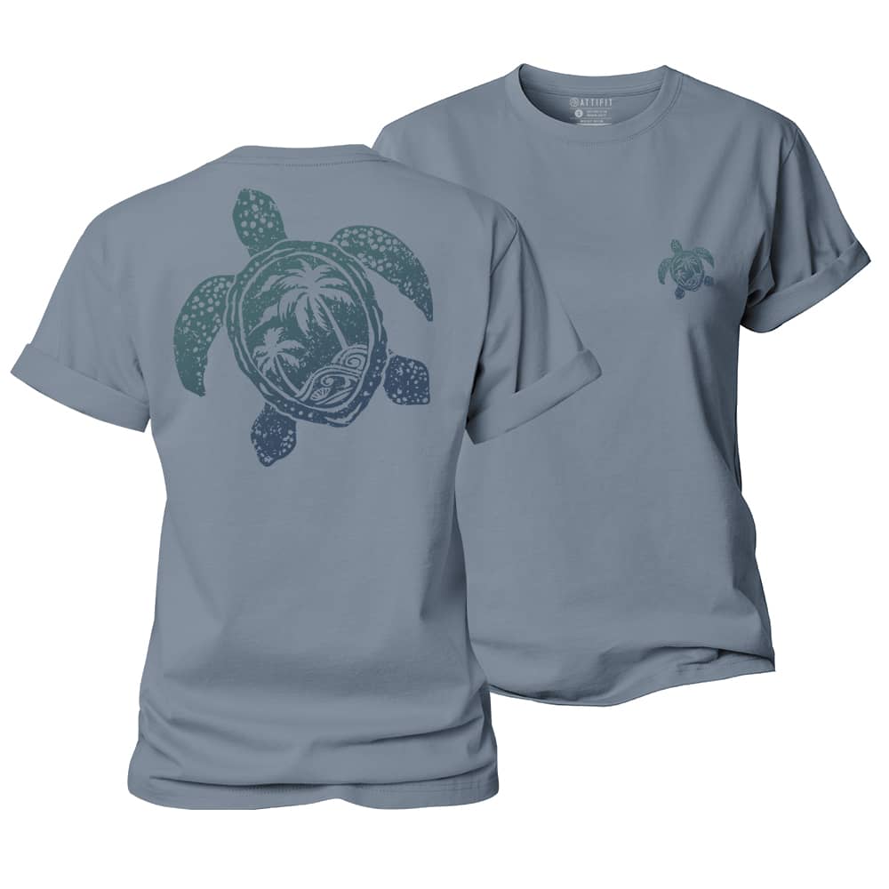 Turtle Palm Women's Cotton T-Shirt