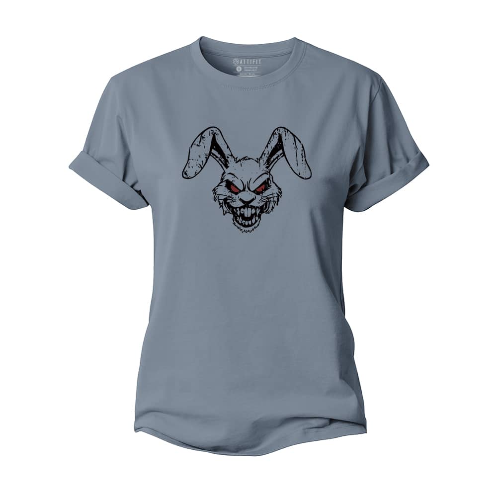 Fierce Bunny Women's Cotton T-Shirt