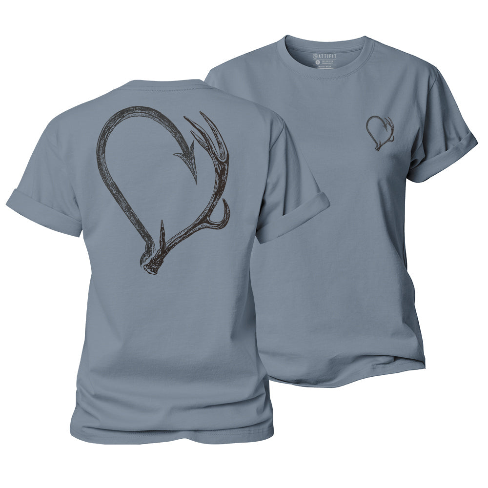 Hook Meets Antler Women's Cotton T-Shirt