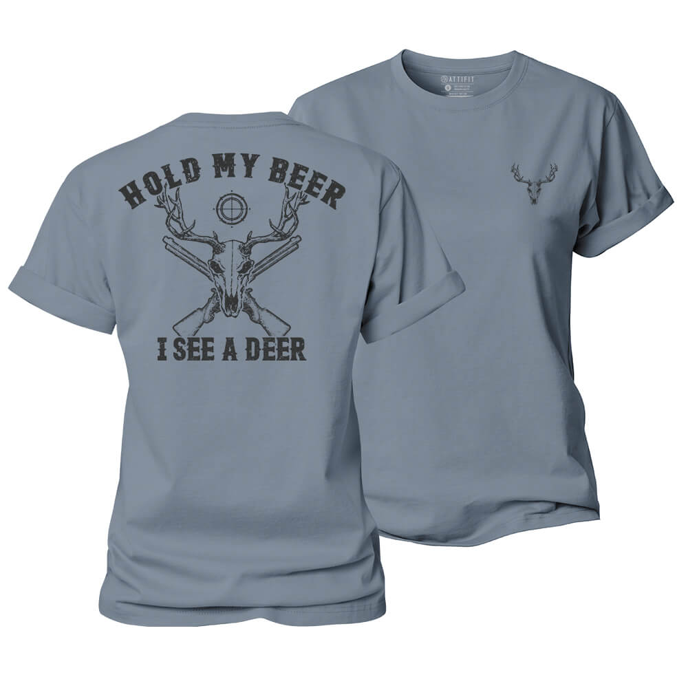 I See a Deer Women's Cotton T-Shirt