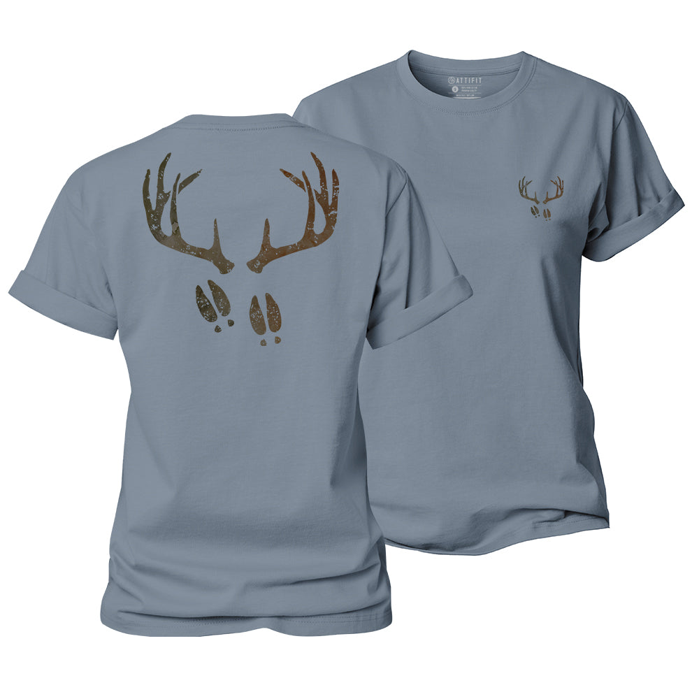 Antler Track Women's Cotton T-Shirt
