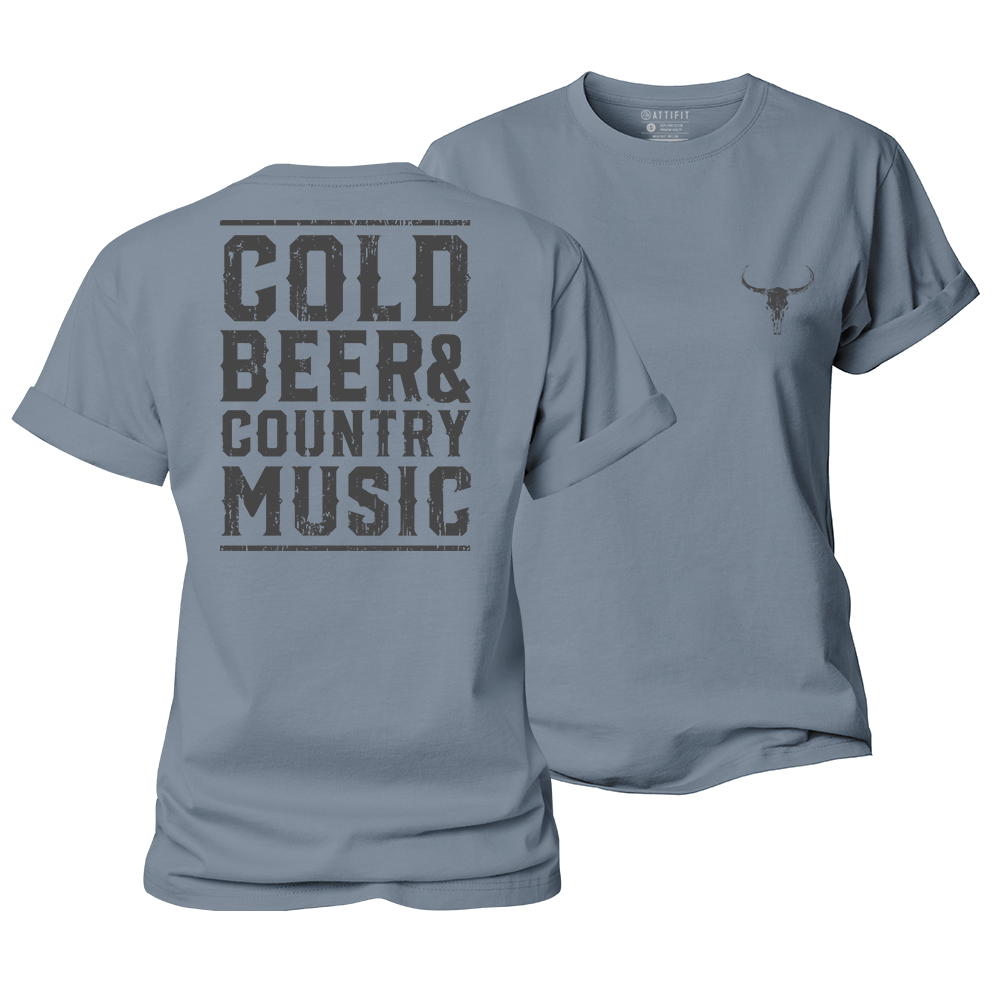 Cold Beer and Country Music Women's Cotton T-Shirt