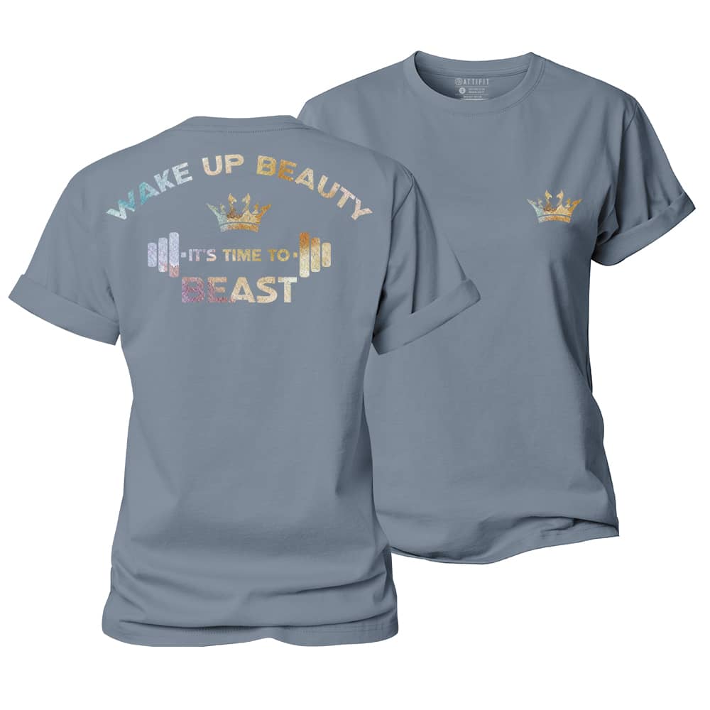 Wake Up Beauty Women's Cotton T-Shirt