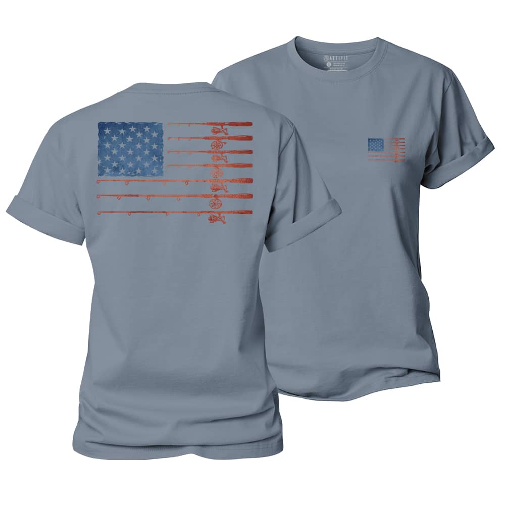 Fishing Flag Women's Cotton T-Shirt