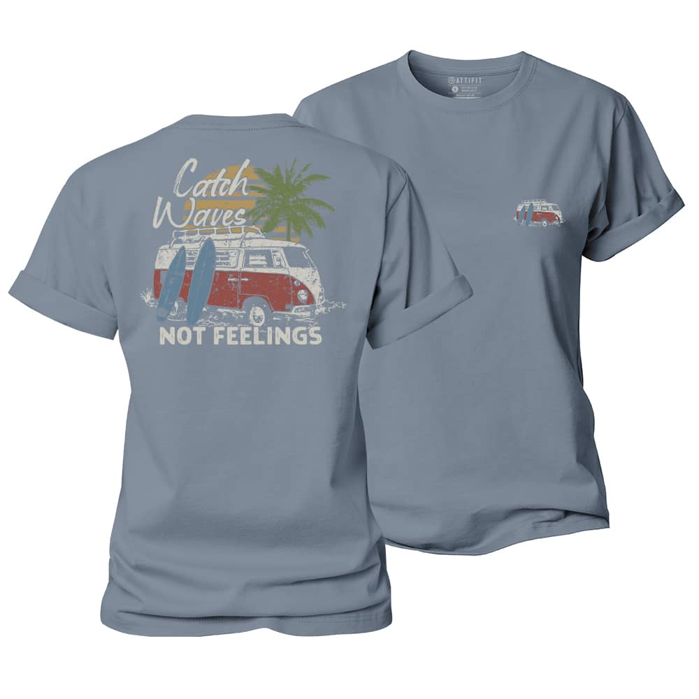 Catch Waves Women's Cotton T-Shirt