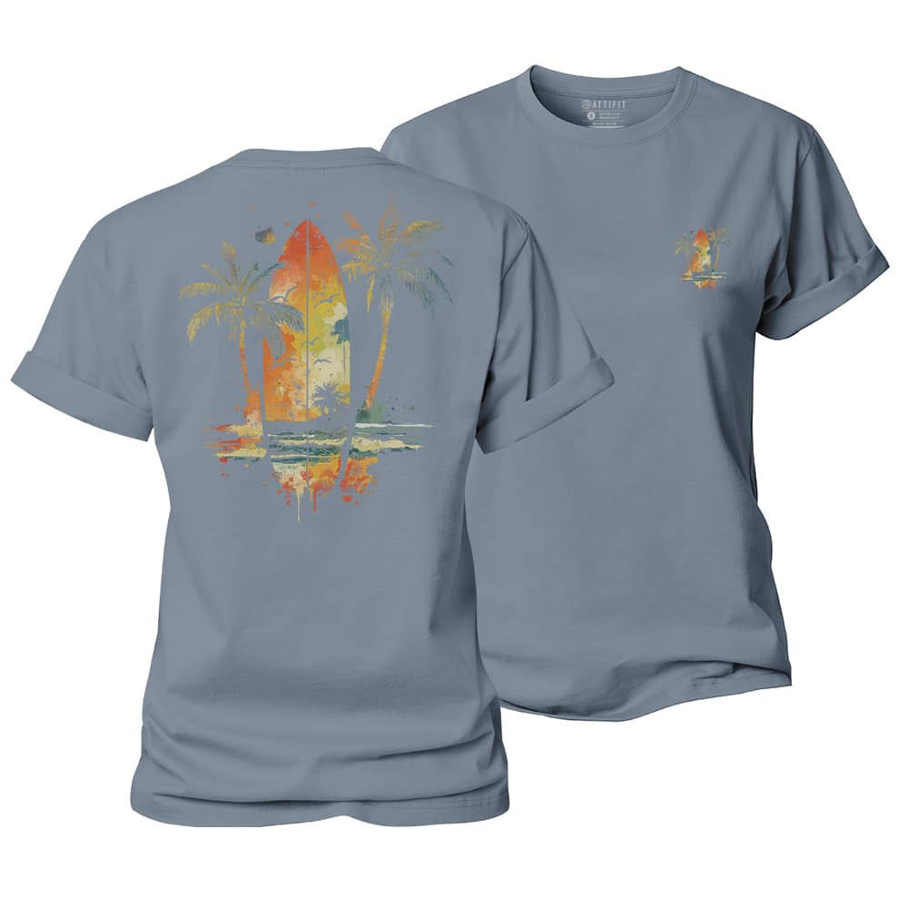 Beach Surfing Women's Cotton T-Shirt