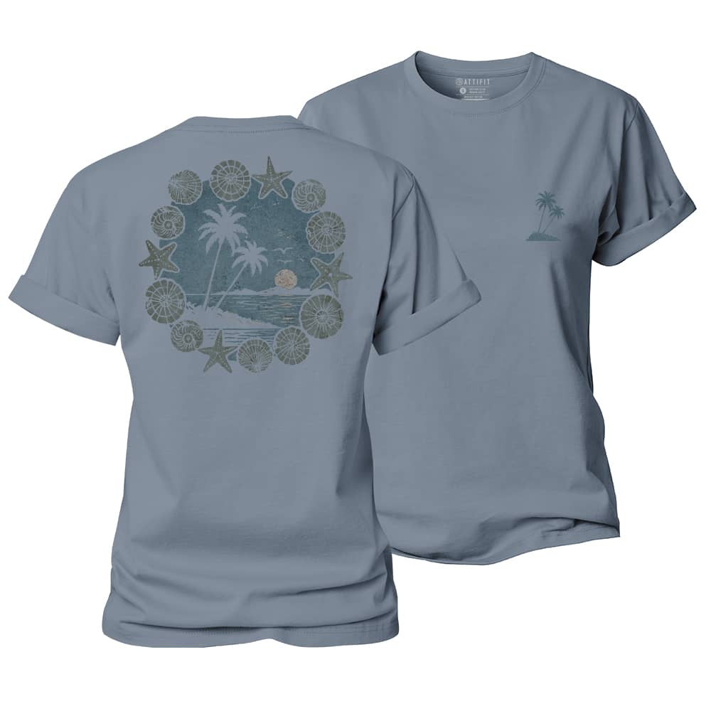 Shell Palm Women's Cotton T-Shirt