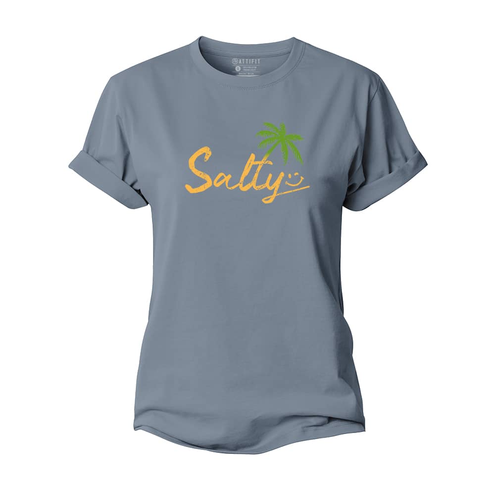 Salty Smiley Women's Cotton T-Shirt