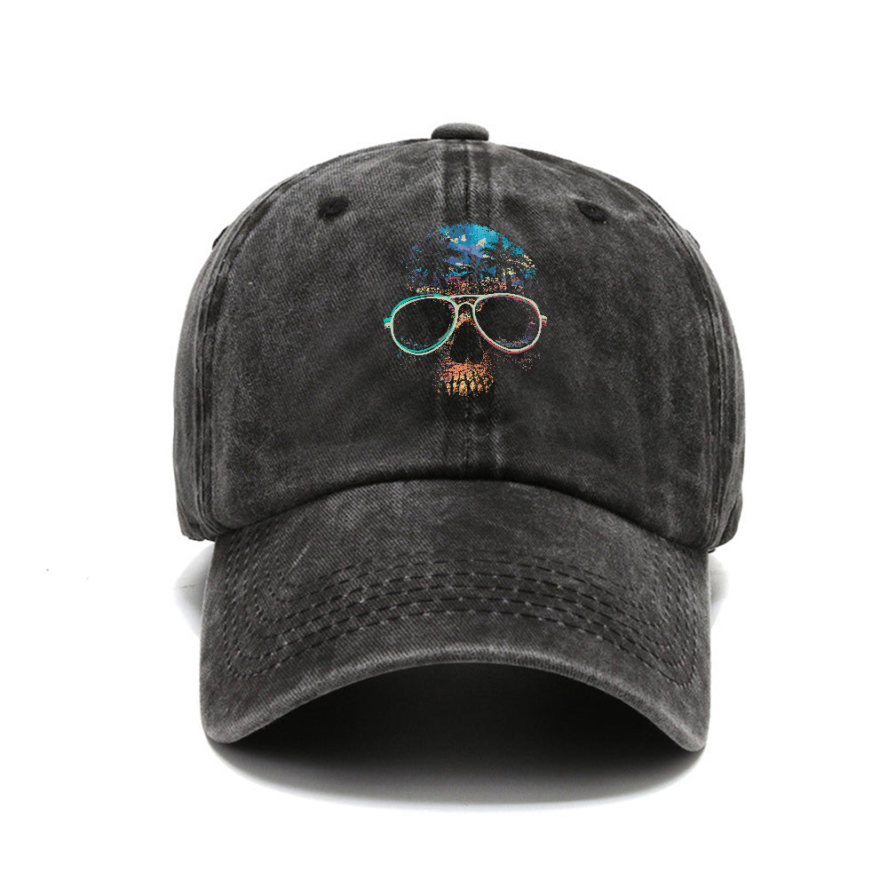 Tropical Skull Vintage Cap