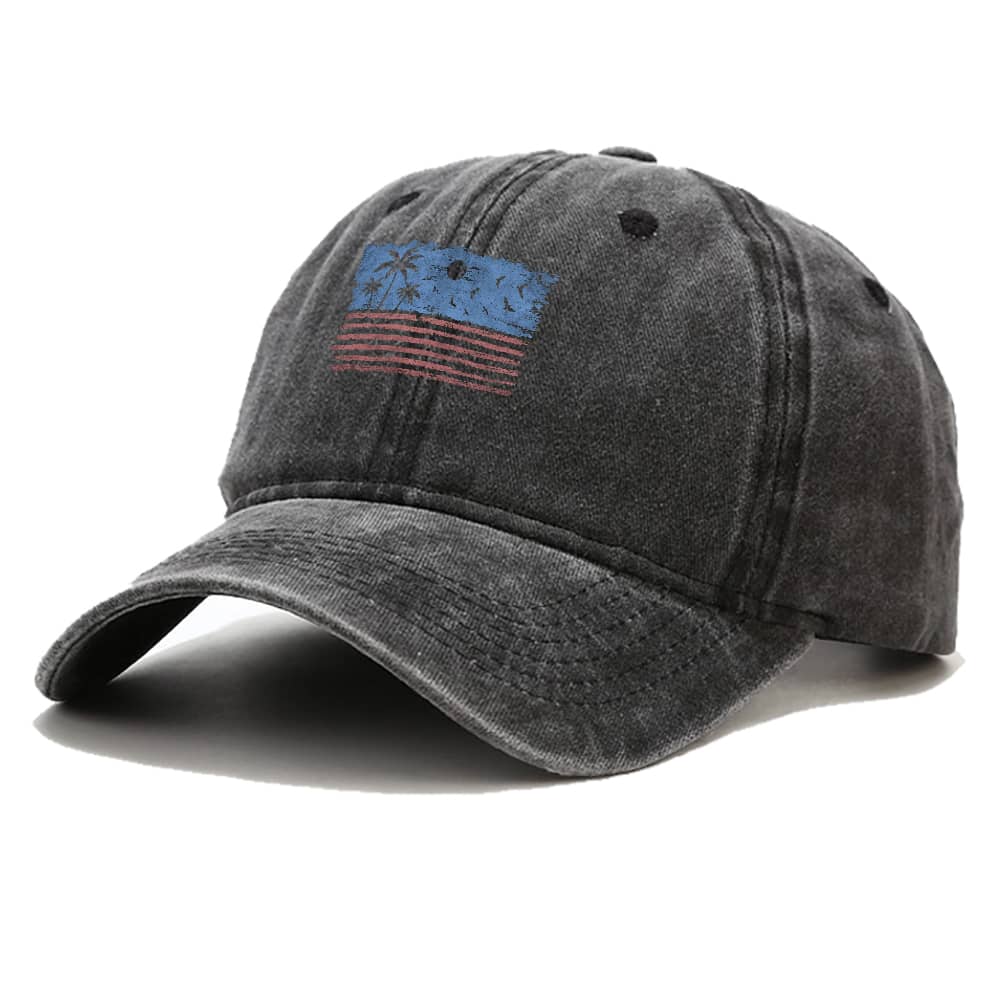 Palm Flag Vintage Cap