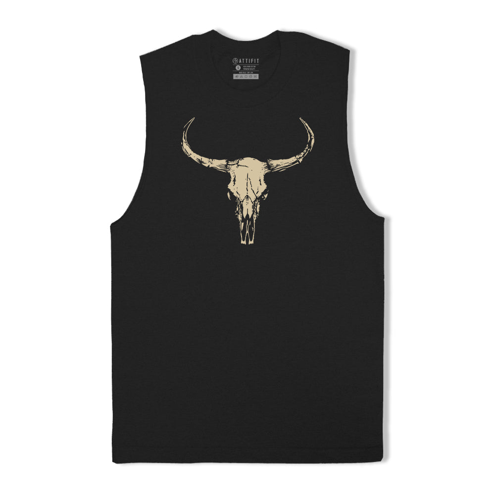 Bull Skull Tank Top