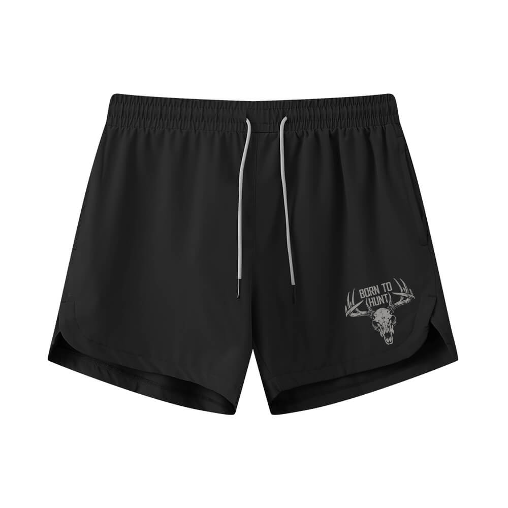 Born To Hunt Athletic Quick-Dry Shorts