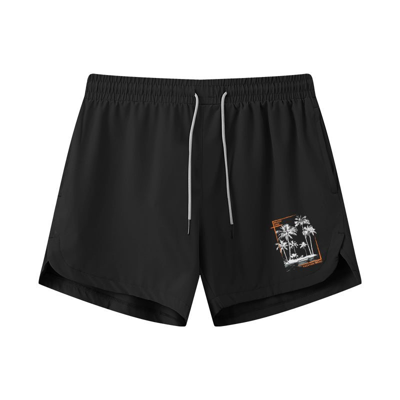 Beach Vibe Athletic Quick-Dry Shorts