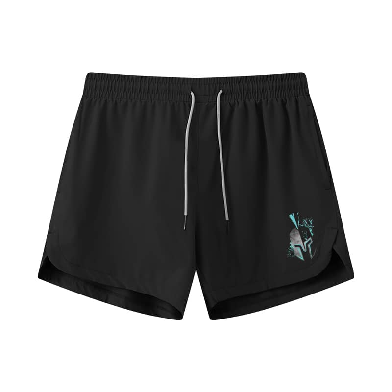 Cool Spartan Helmet Athletic Quick-Dry Shorts
