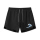 Watercolor Ocean Waves 5-Inch Quick-Dry Shorts