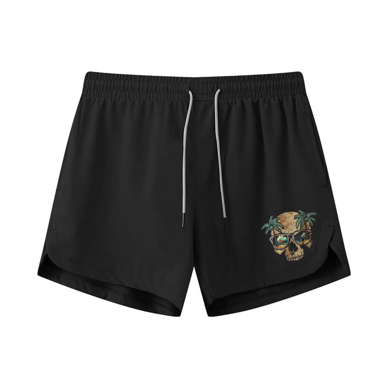 Skull Sea Athletic Quick-Dry Shorts