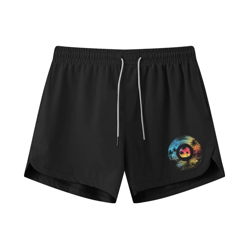 Seaside Records Athletic Quick-Dry Shorts