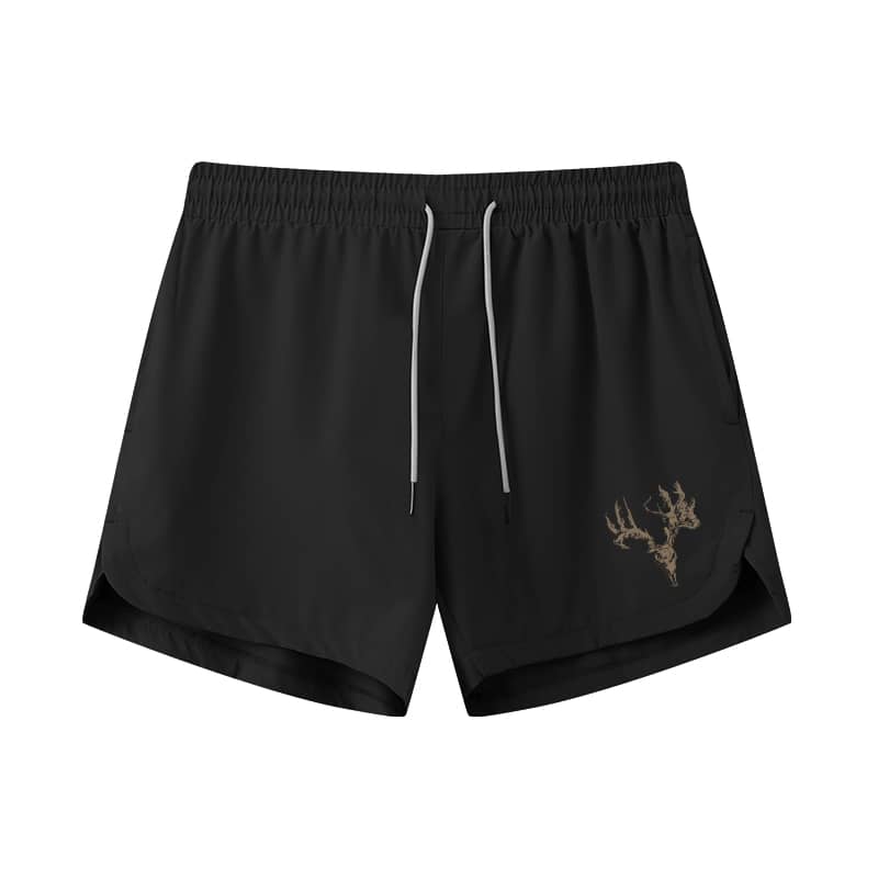 Hunt Deer Athletic Quick-Dry Shorts