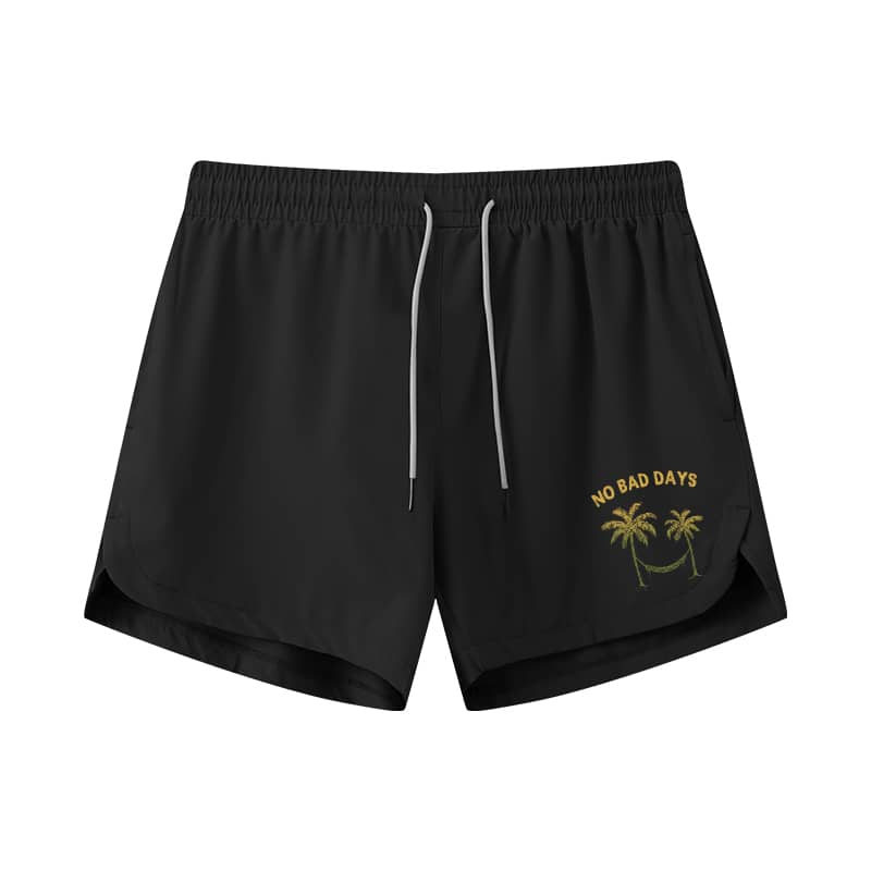 No Bad Days Athletic Quick-Dry Shorts