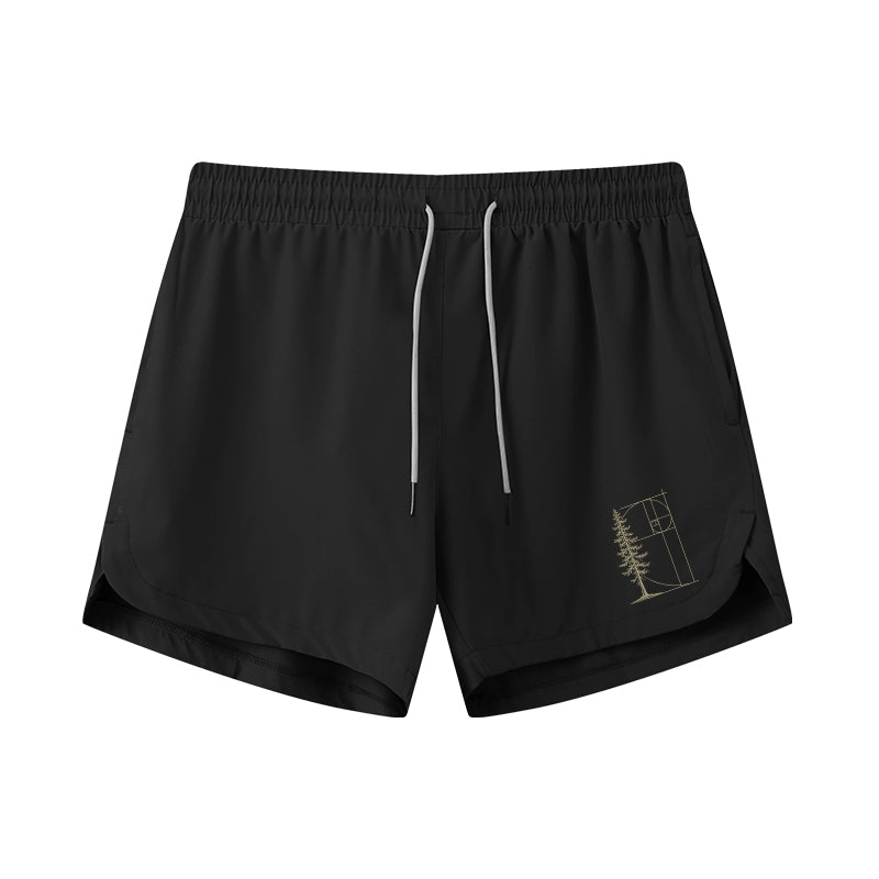 Golden Ratio Pine 5-Inch Quick-Dry Shorts