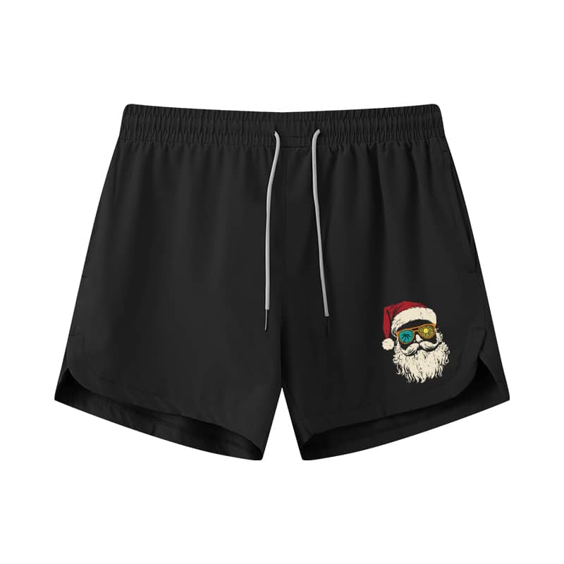 Santa Claus Athletic Quick-Dry Shorts