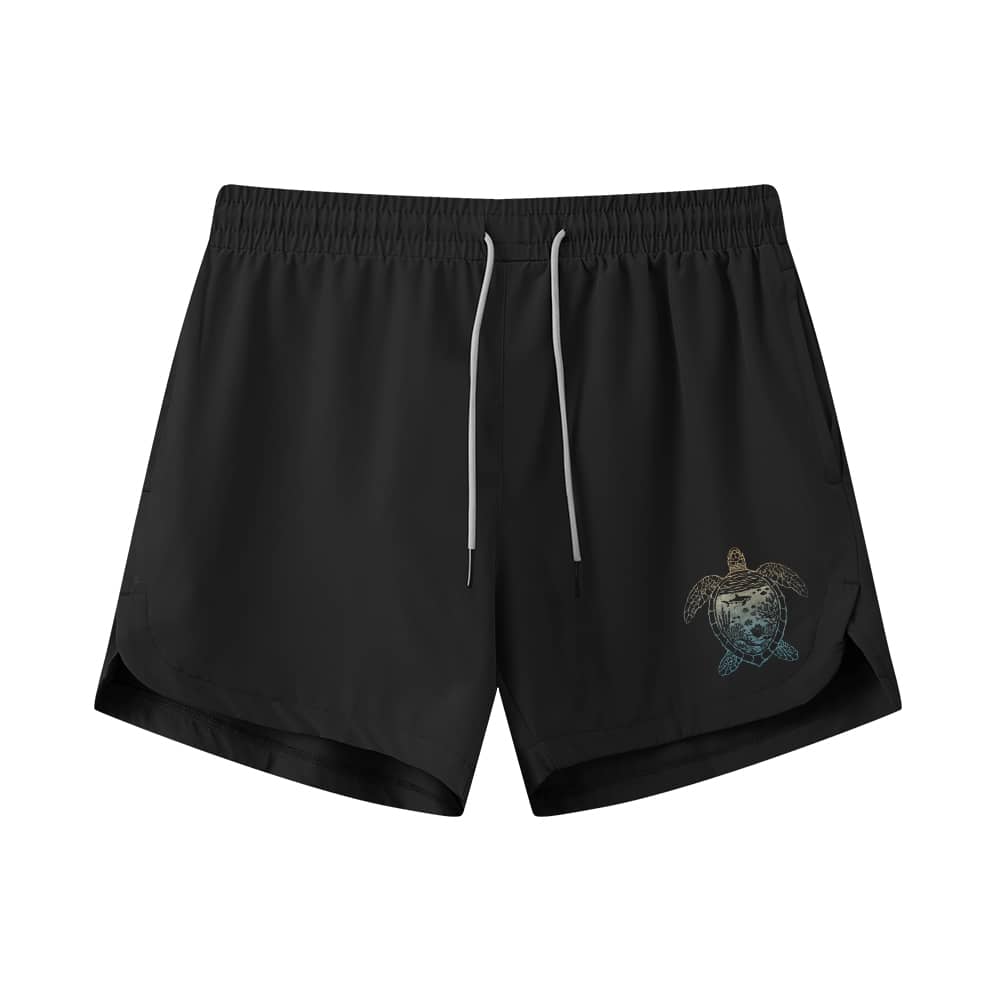 Underwater World Athletic Quick-Dry Shorts