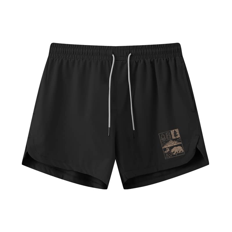 Nature Tales Athletic Quick-Dry Shorts