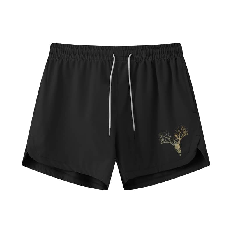 Hunt Deer Athletic Quick-Dry Shorts