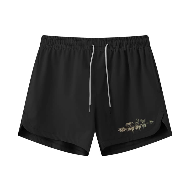 Wildlife On The Arrow Athletic Quick-Dry Shorts